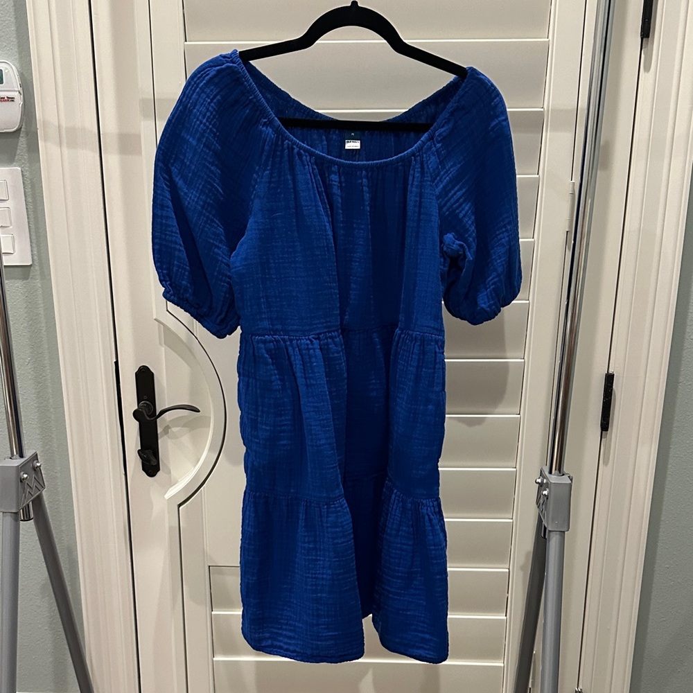 Old Navy Royal Blue Textured Top